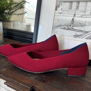 Rothy’s The High Point in Autumn Red Heels